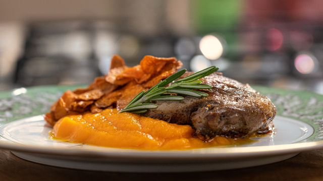 Pato com Tons Laranja