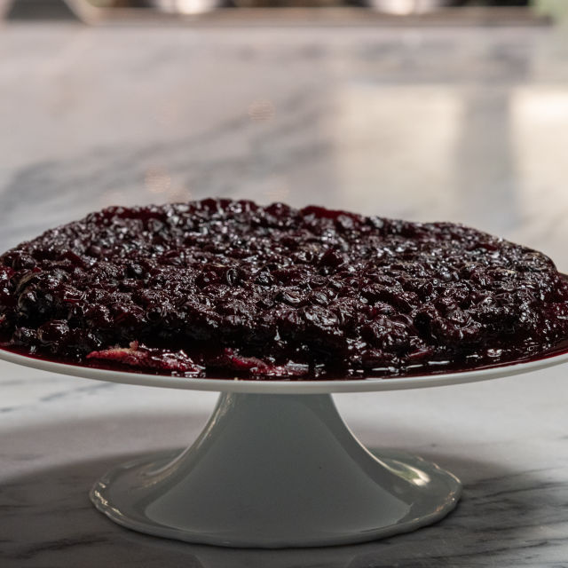 Tarte Tatin de Mirtilos