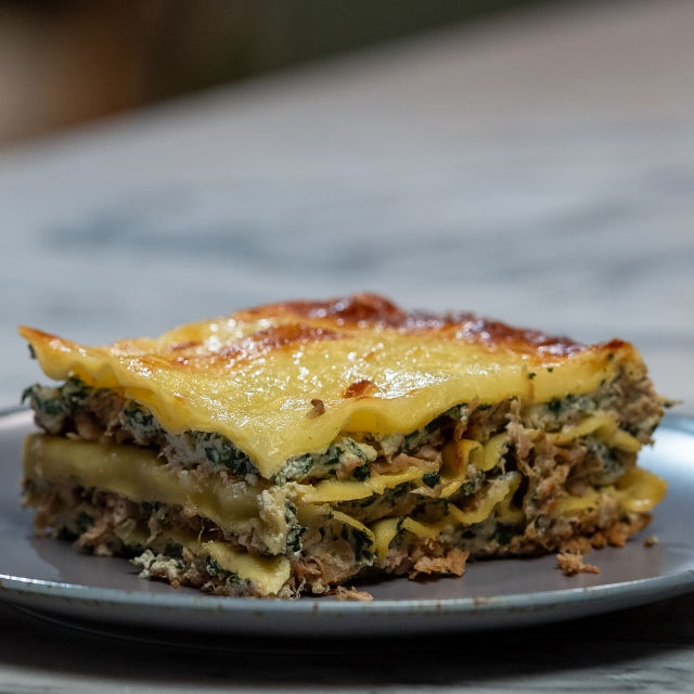 Lasanha de Cachaço de Porco