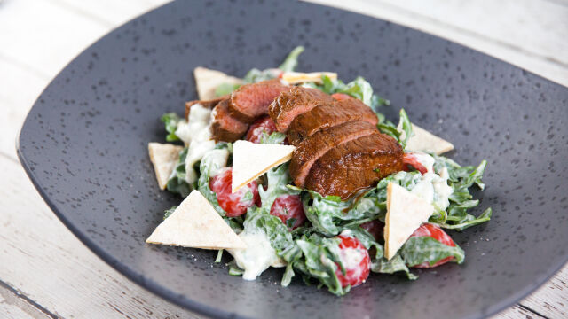Pita Sem Glúten e Fattoush de Borrego