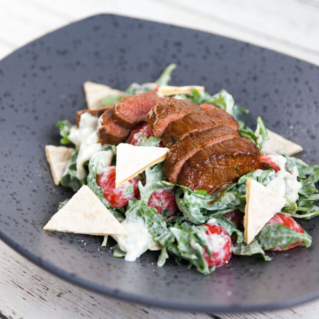 Pita Sem Glúten e Fattoush de Borrego
