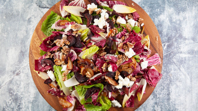 Salada de Maça Assada, Pera e Beterraba