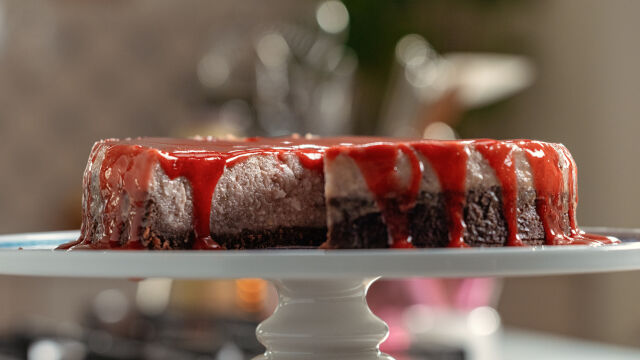 Cheesecake de Morango-Ango