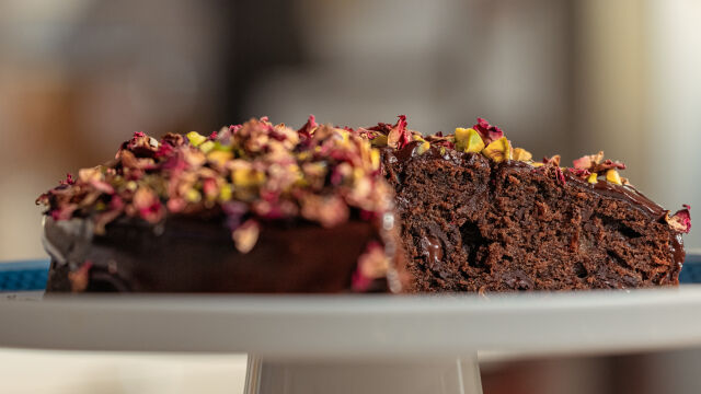 Bolo de Chocolate e Tâmaras