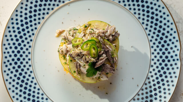 Milho Frito e Cavala