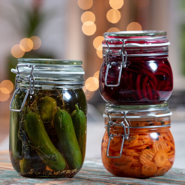 Pickles de Beterraba, Pepino e Cenoura