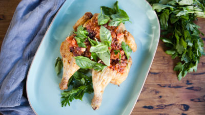 Pečena piletina sa salsa sosom od dimljenog paradajza