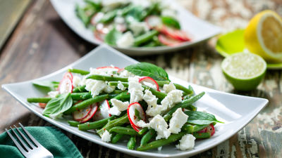 Salata od boranije sa prelivom od limuna