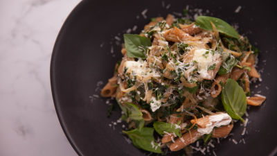 Integralne pene sa keljom i kozjim sirom