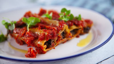 Kaneloni s pečurkama