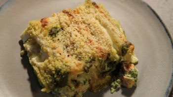 Kaneloni sa lososom i škampima