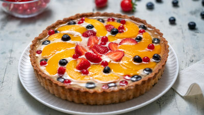 Tart od želiranog voća