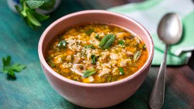 Čorba od gljiva sa rižom