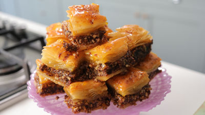 Baklava s cvetom narandže