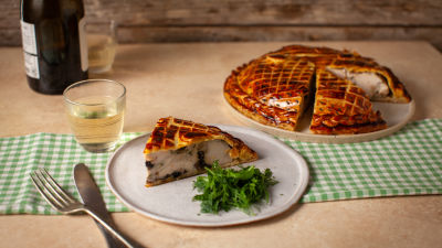 Tart od piletine i pečuraka