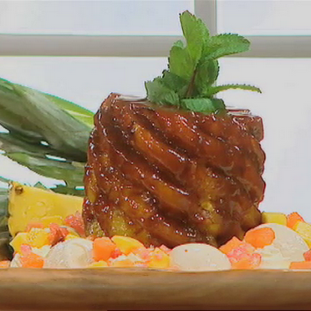 Pečeni ananas sa medom