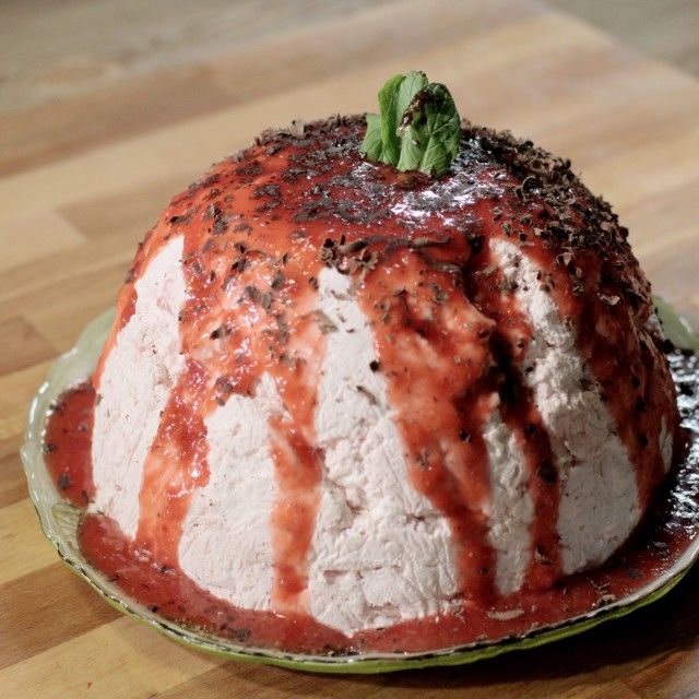 Puding od jagoda i puslica
