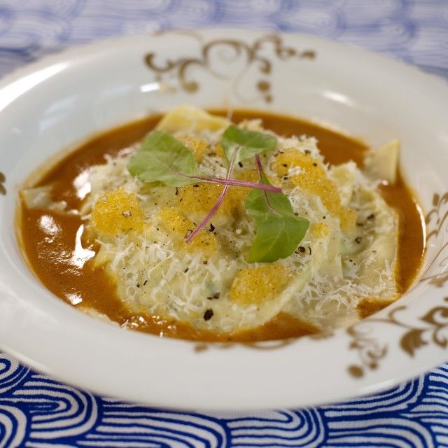 Ravioli s rikota sirom i škampima