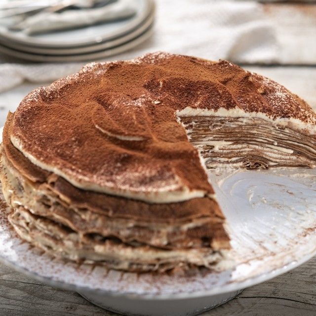 Kolač od tiramisu palačinki