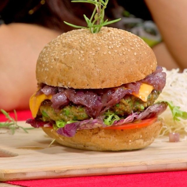 Hamburger sa spanaćem