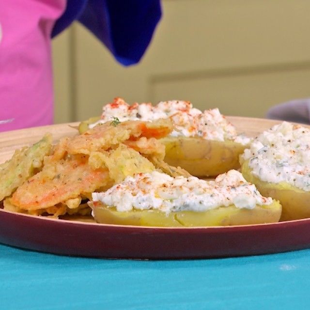 Pečeni krompiri tempura od povrća