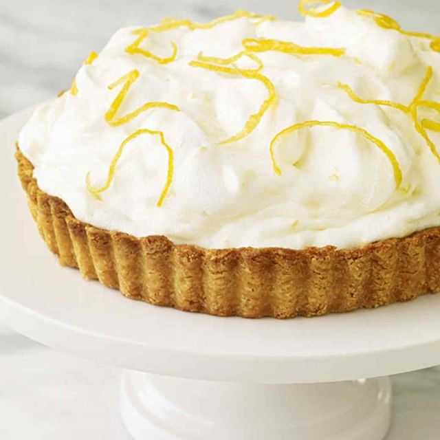Damask tart sa musom od limuna