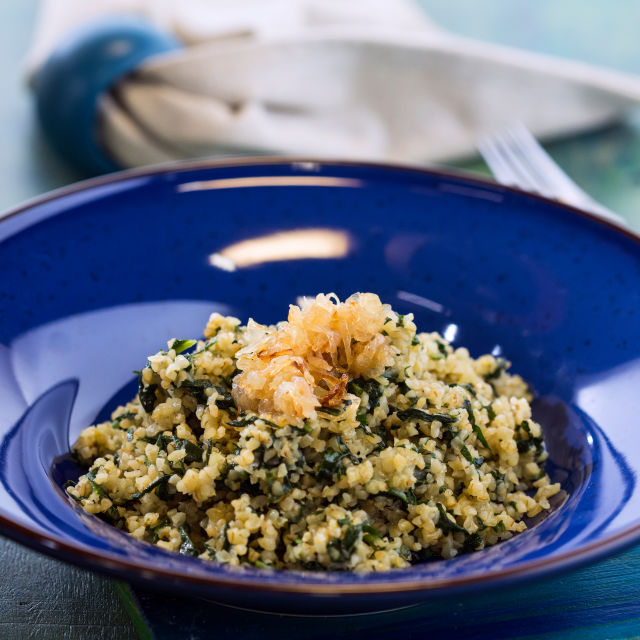 Pilav bulgur sa spanaćem