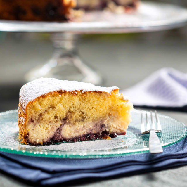 Torta od sira i džema od borovnica