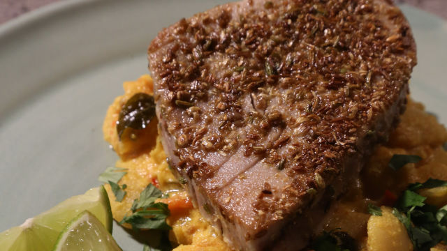 Tuna sa jogurtom i pasuljem