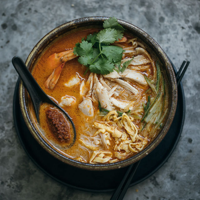 "Sarawak laksa" (malezijska čorba s nudlama)