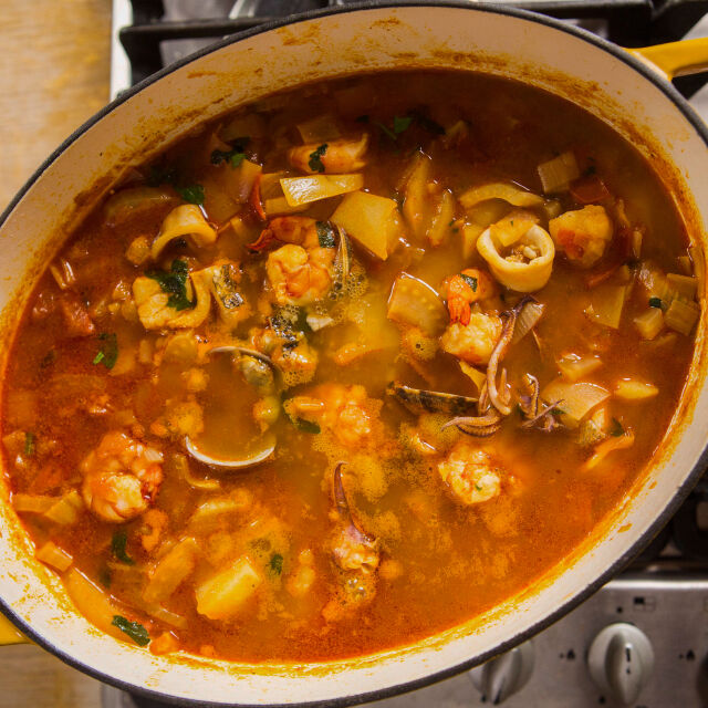 Riblji paprikaš "Zuppa di pesce"