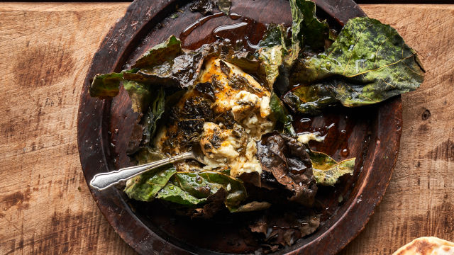 Salata od smokava i pečenog feta sira sa narandžom, medom i origanom