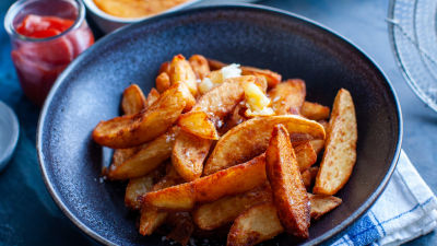 Trikrat pečen krompirček