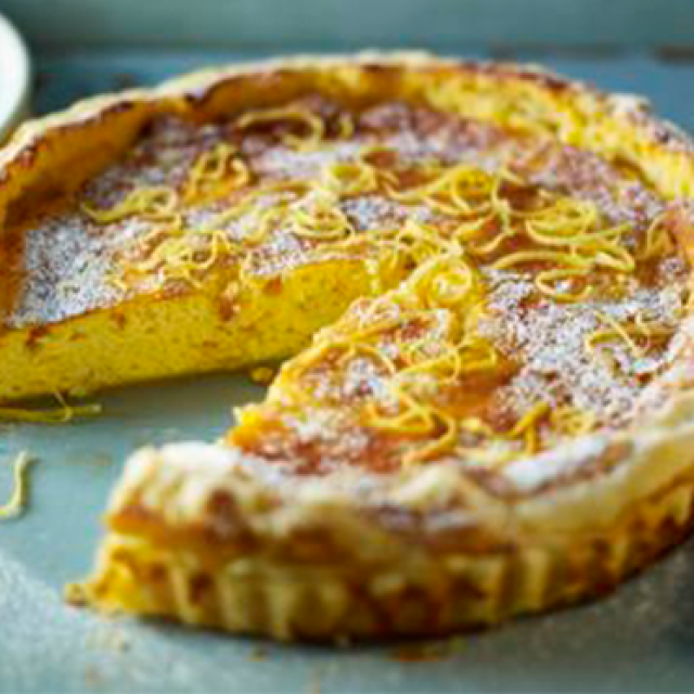 Torta z limono in rikoto
