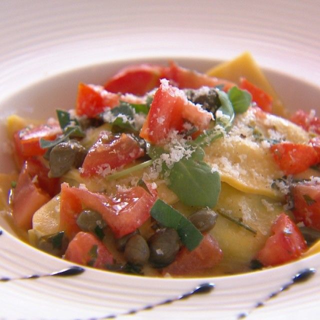 Ravioli z rikoto in špinačo