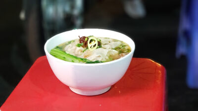 Кнедли със свинско и скариди