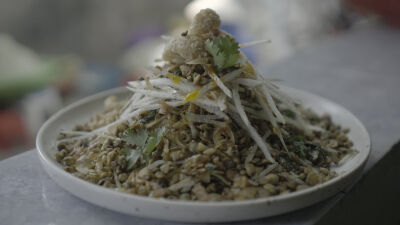 Бейби миди с оризови стъклени нудли