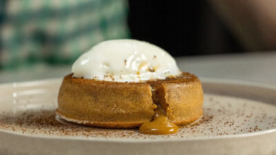 Petit Gâteau de Dulce de Leche e Café