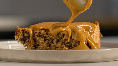 Bolo de Maçã Toffee