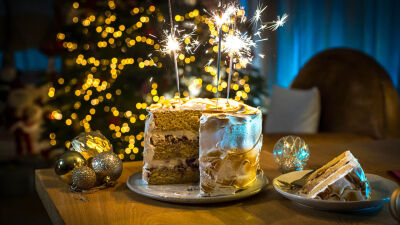 Торта "Печена Аляска"