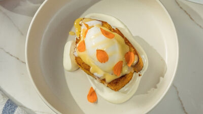 Bolo de Iogurte e Curd de Limão