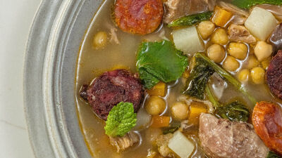 Cozido de Grão à Alentejana