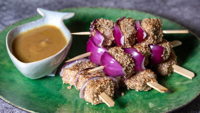 Espetadas de Atum com Molho de Manga