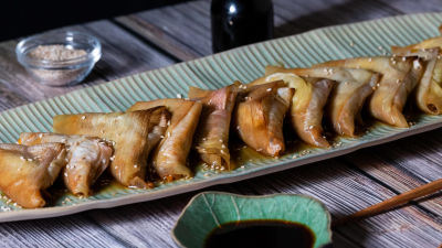 Chamuças de Alho-francês Recheadas com Carne