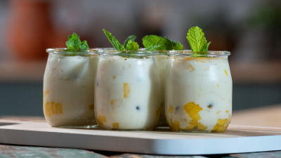 Panacotta de Maracujá com Manga