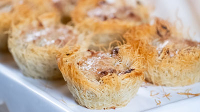 Ninhos de Anjo com Ovo e Noz