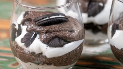 Doce de Nata com Bolacha de Chocolate e Baunilha