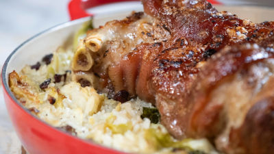 Arroz de Forno com Joelho de Porco