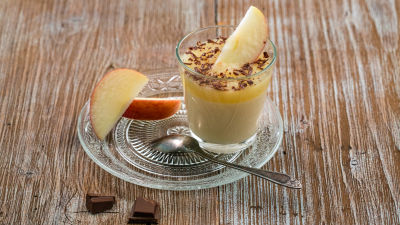 Грис с ябълки