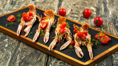 Отворени скариди скампи